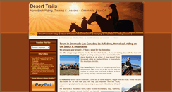 Desktop Screenshot of desert-trails.com